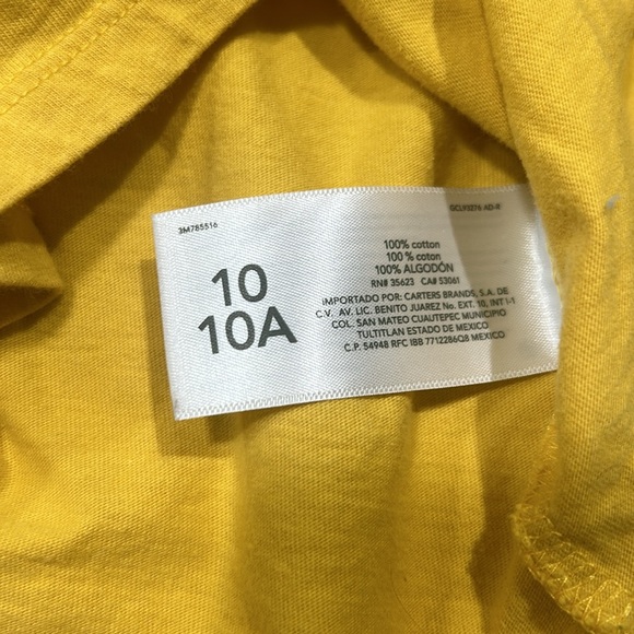 Carters size 10 my weekend is booked giraffe short sleeve shirt 100% cotton - Picture 3 of 4